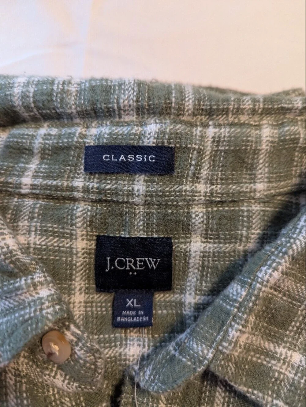 J Crew Classic Long Sleeve Button Up Shirt Size XL BNWT